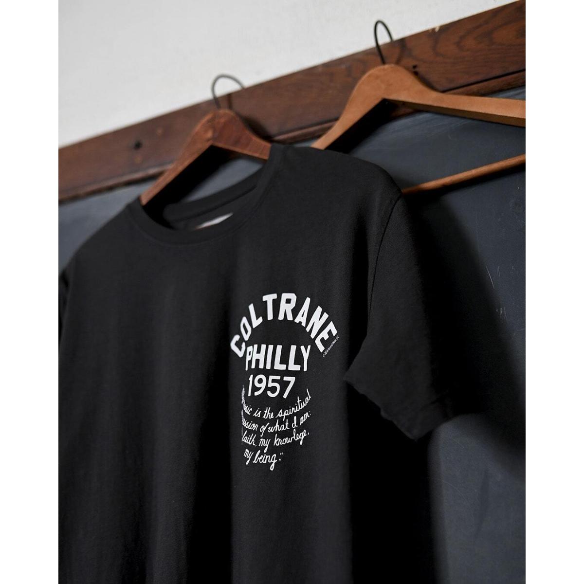 Coltrane Philly 1957 Vintage Black Cotton Tee
