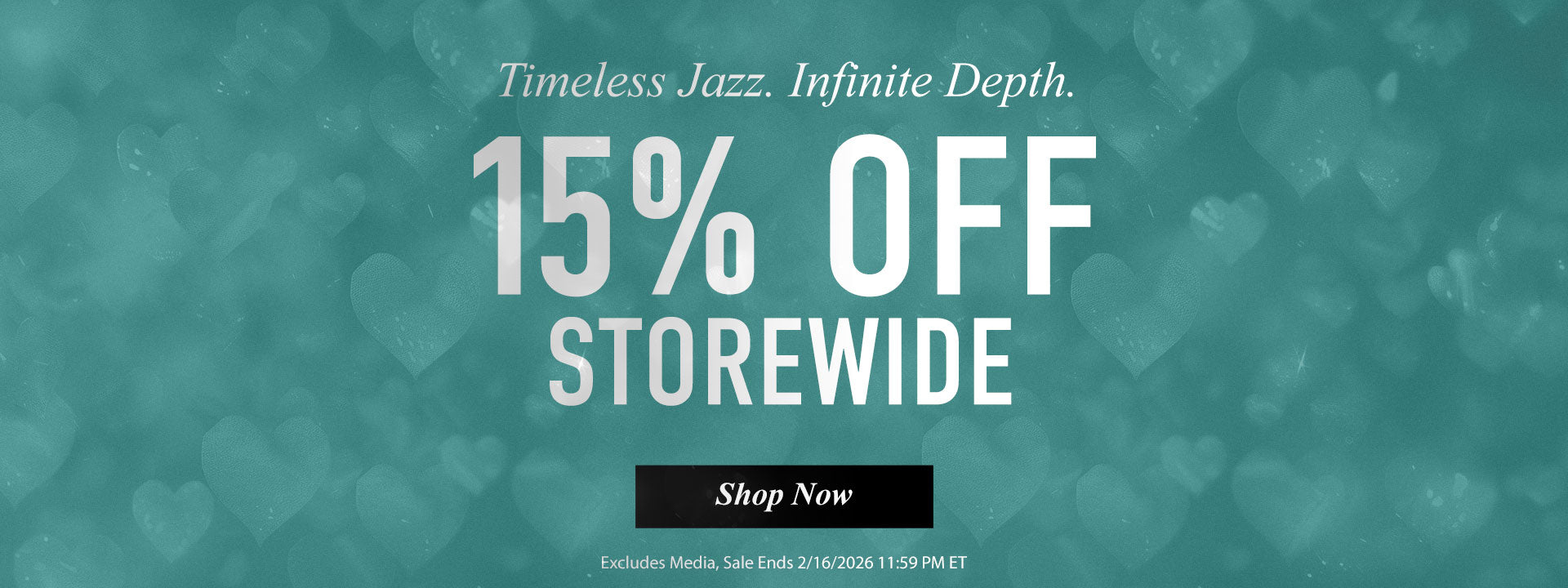 Timeless Jazz. Infinite Depth. 15% Off storewide. Shop Now. Excludes Media Sale Ends 2/16/2026 11:59 PM ET