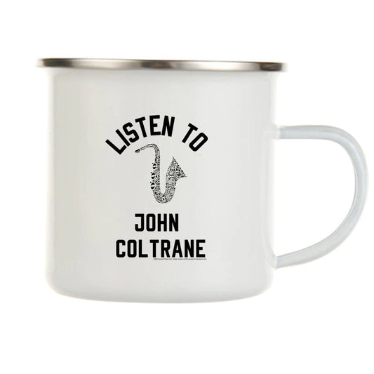 Listen To John Coltrane Camping Mug