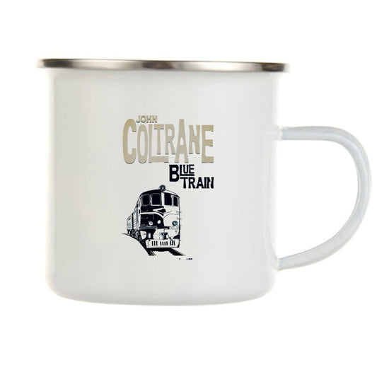 Blue Train Camping Mug