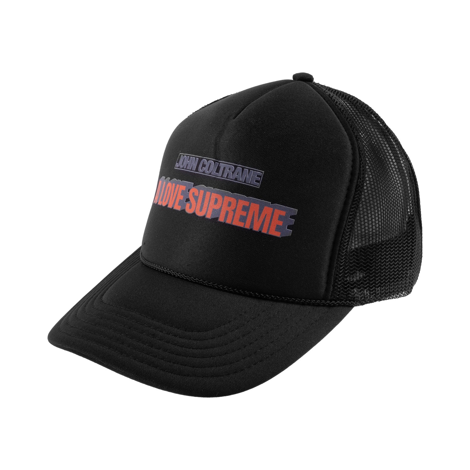 Black Supreme Trucker factory Hat