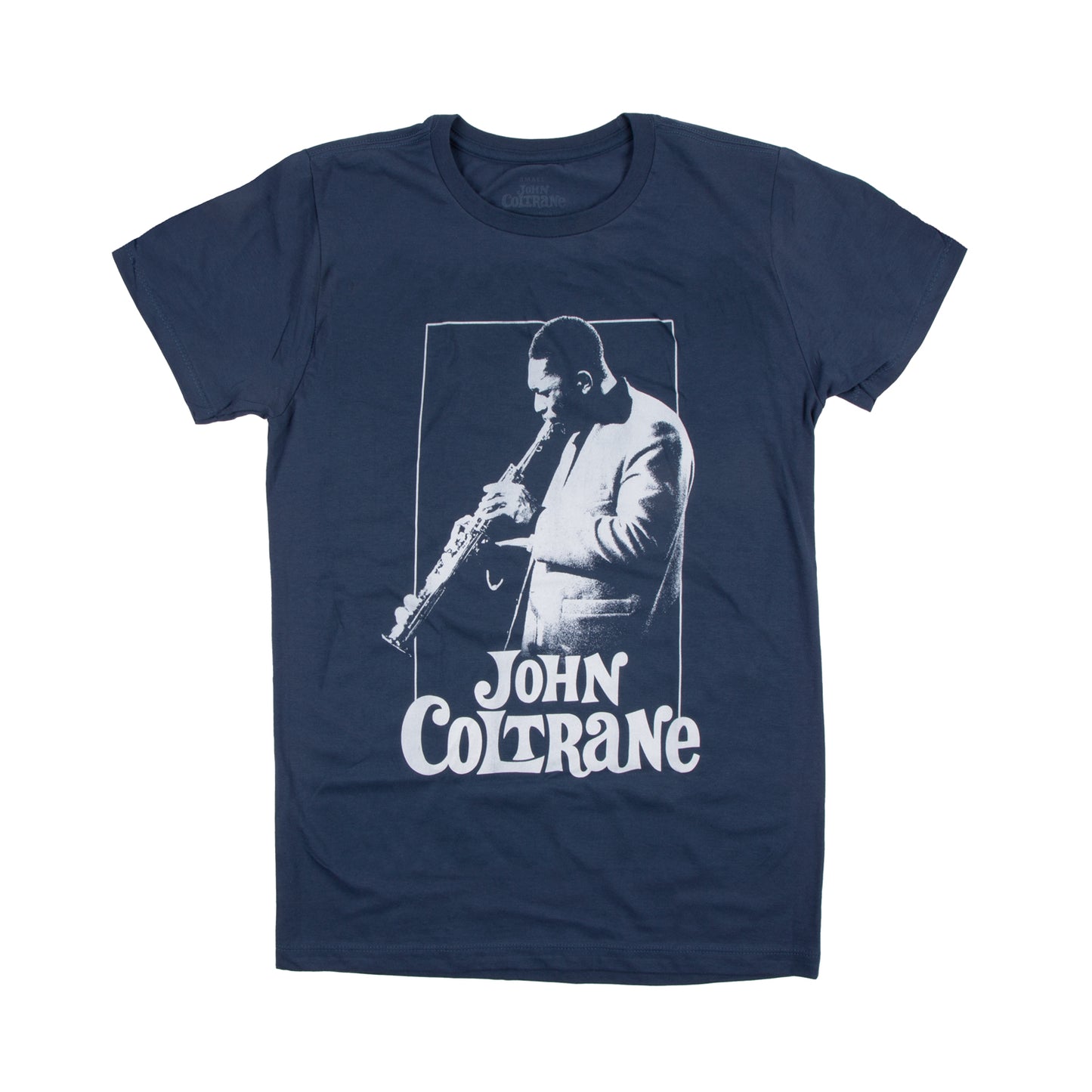 John Coltrane Playing Navy T-shirt