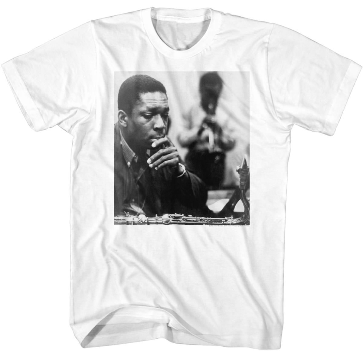 John Coltrane Black & White Photo T-Shirt