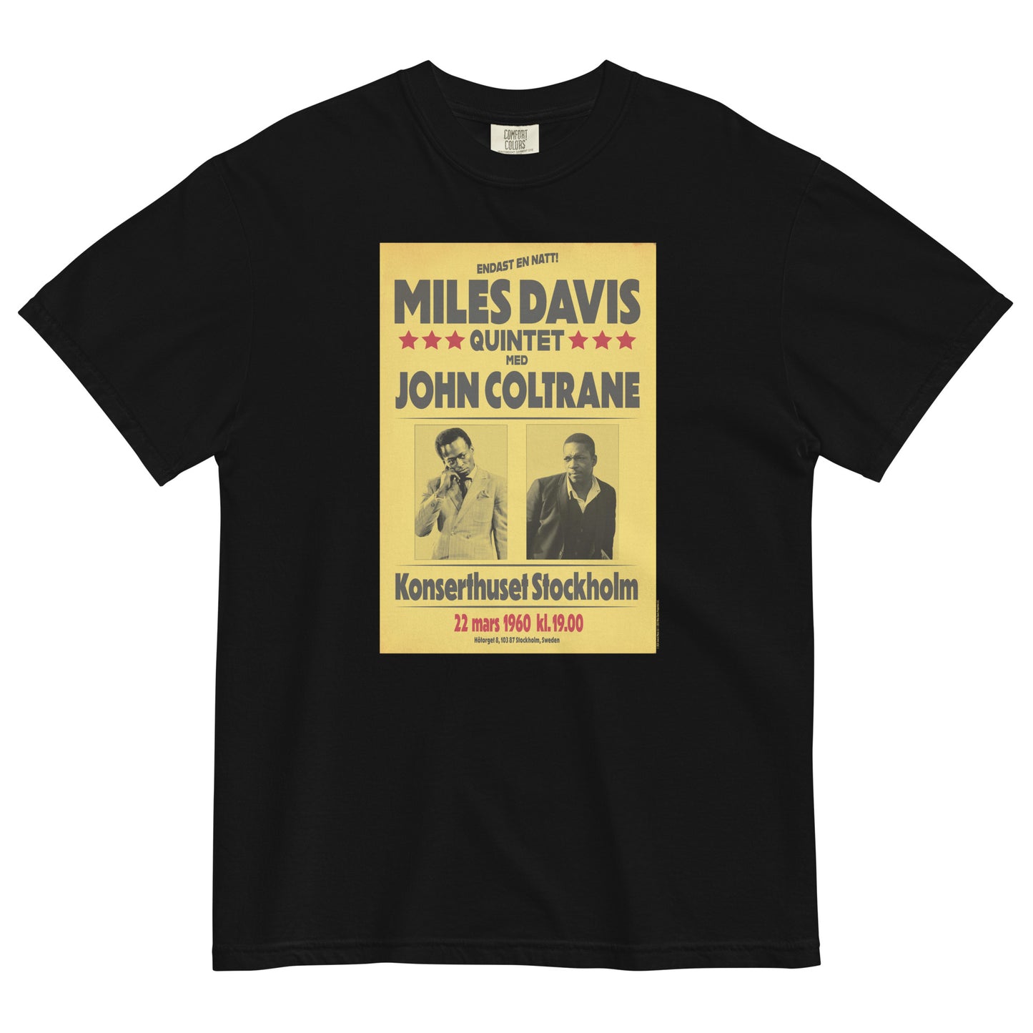 Miles Davis and John Coltrane Stockholm T-Shirt