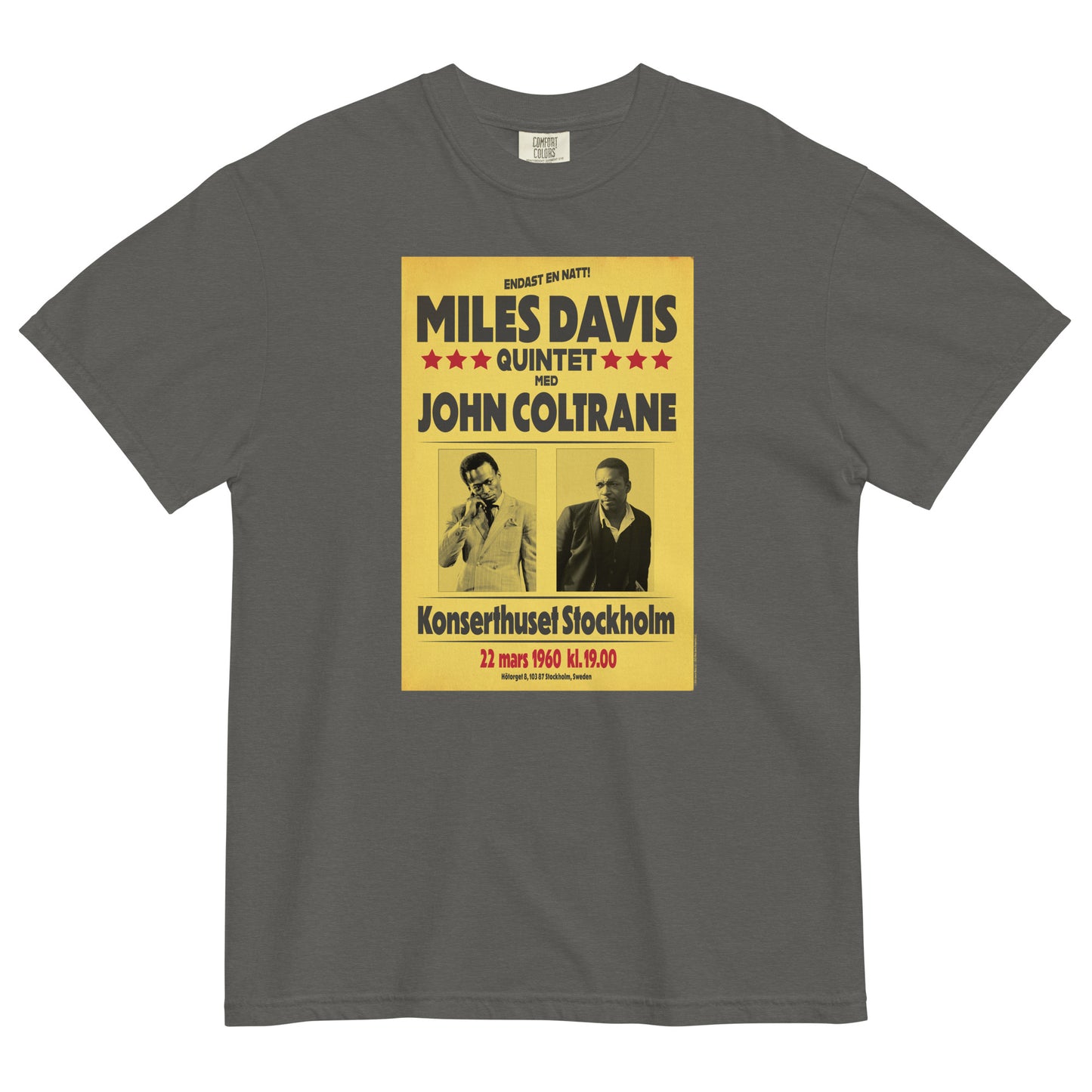 Miles Davis and John Coltrane Stockholm T-Shirt